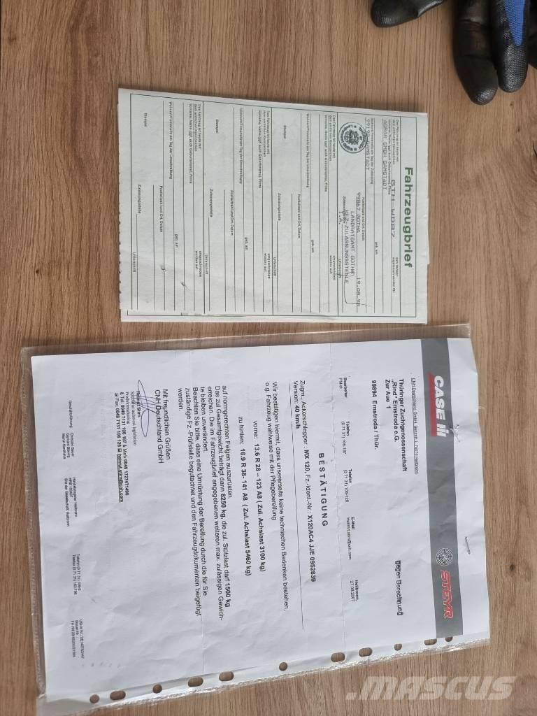 CASE MX 120 Traktorer