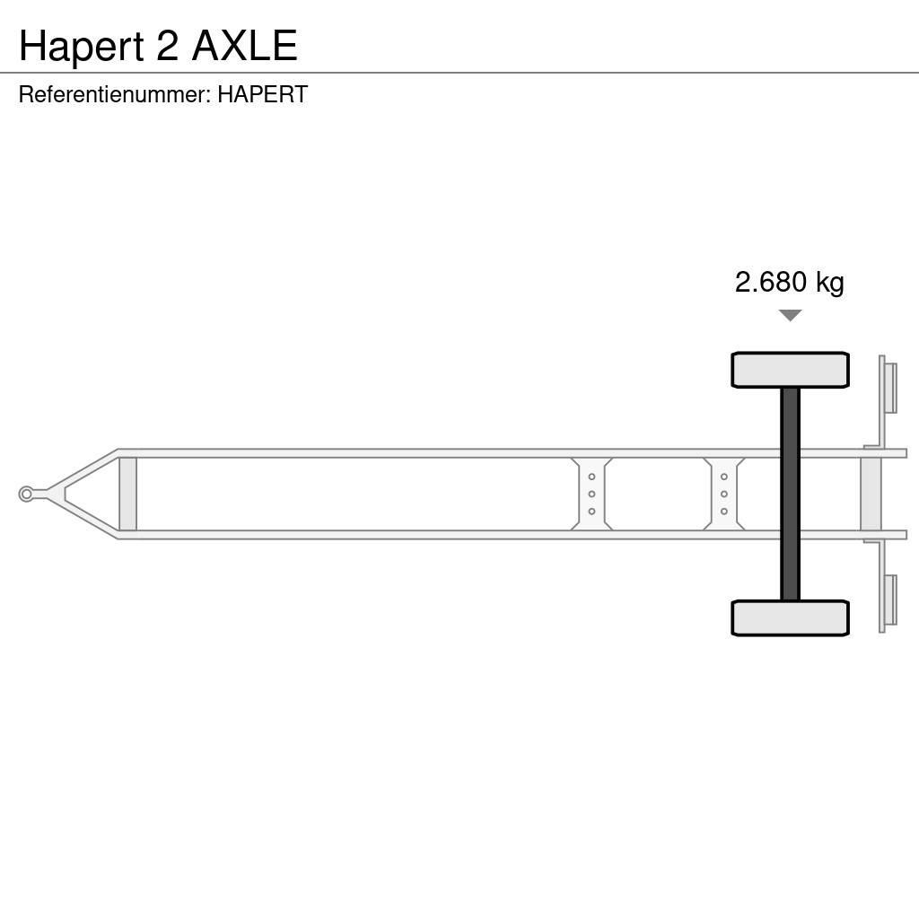 Hapert 2 AXLE Gardinanhænger