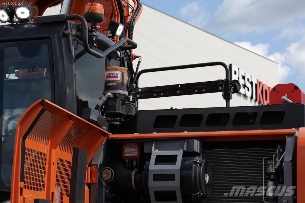 Hitachi ZX 170 W-6 Gravemaskiner på hjul