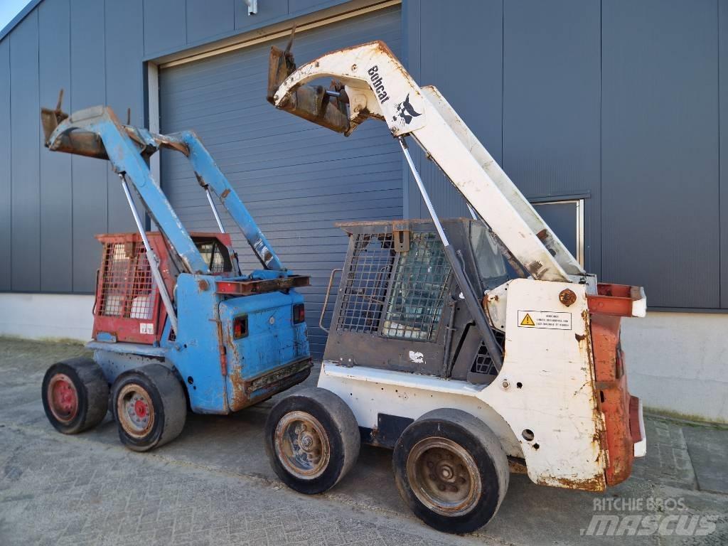 Bobcat 763 H.  2x Minilæsser - skridstyret