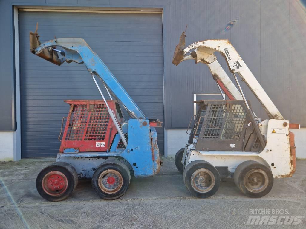 Bobcat 763 H.  2x Minilæsser - skridstyret