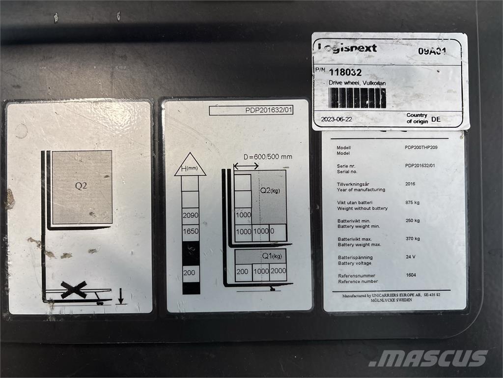 Atlet PDP200 Selvkørende stablere