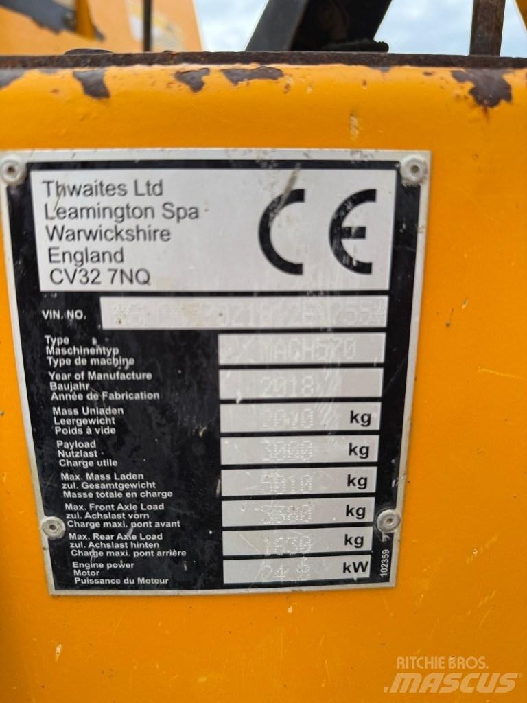Thwaites 3 ton Dumpere