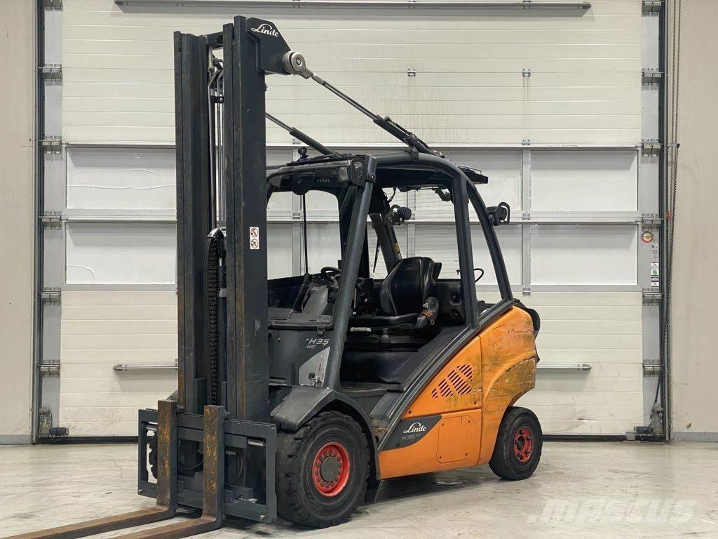 Linde H35T-02 LPG gaffeltrucks