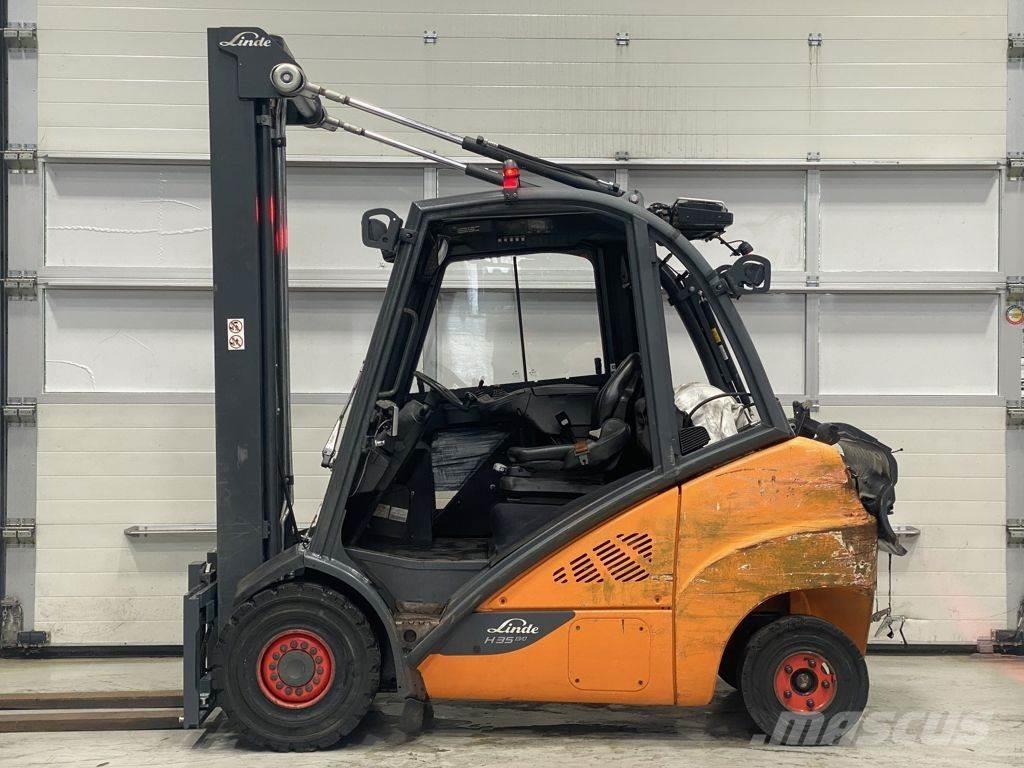 Linde H35T-02 LPG gaffeltrucks