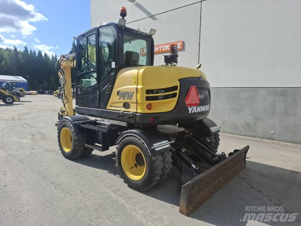 Yanmar B 95 W Gravemaskiner på hjul