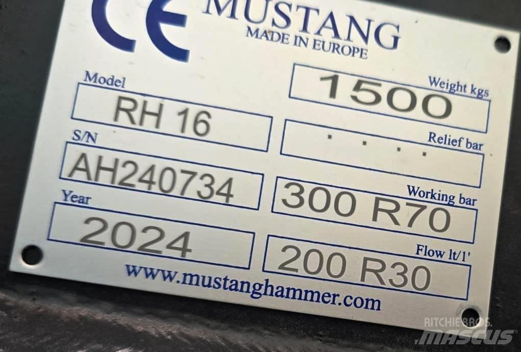 Mustang RH16 Flishuggere / neddelere
