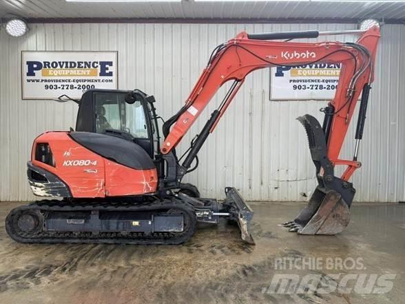 Kubota KX080-4 Gravemaskiner på larvebånd