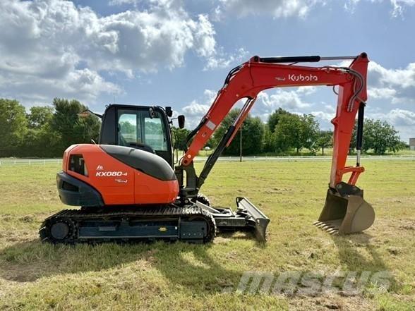 Kubota KX080-4 Gravemaskiner på larvebånd