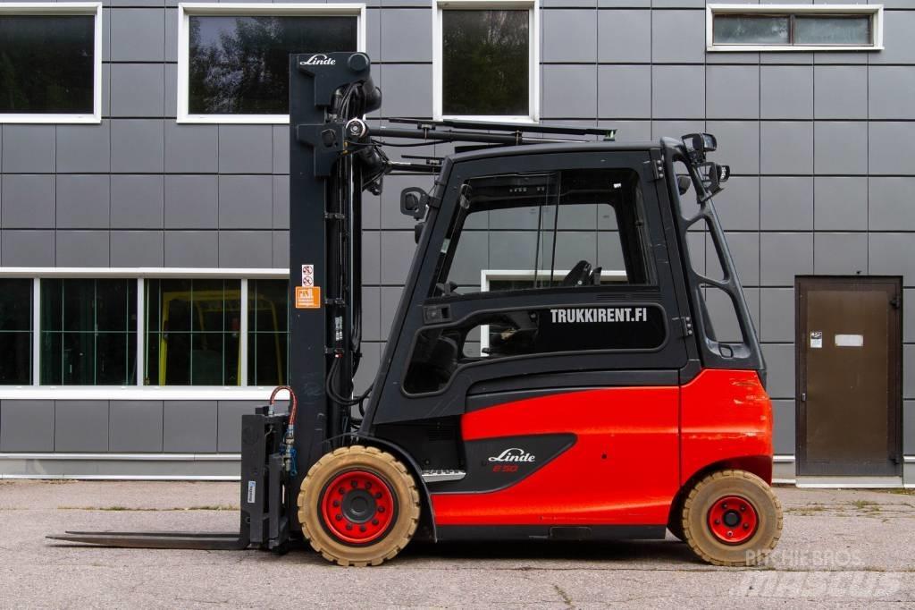 Linde E50HL-01 El gaffeltrucks