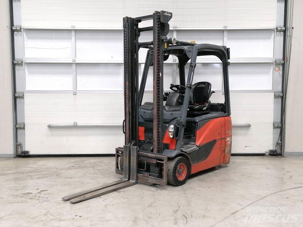 Linde E16H-02 El gaffeltrucks