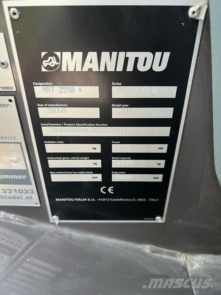 Manitou Mrt 2550 Teleskoplæssere