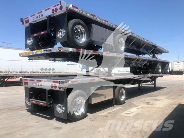 Utility 4000AE Semi-trailer med lad/flatbed