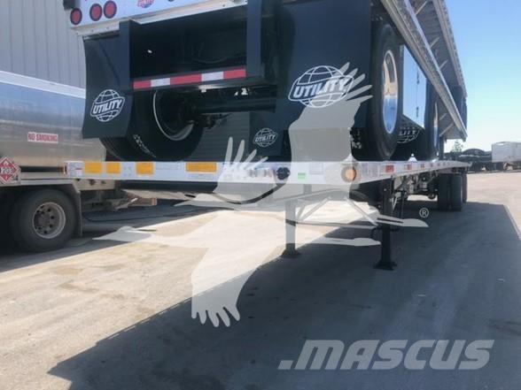 Utility 4000AE Semi-trailer med lad/flatbed