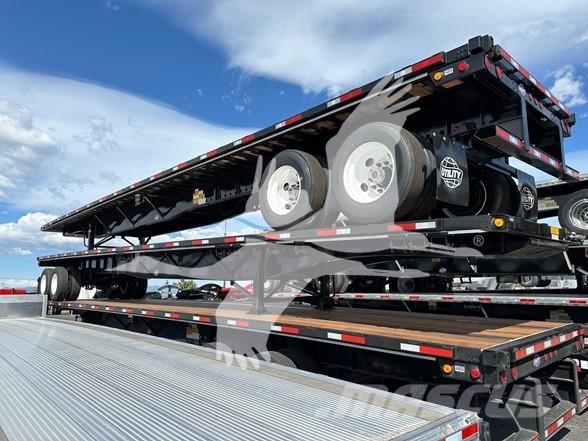 Utility 4000S Semi-trailer med lad/flatbed