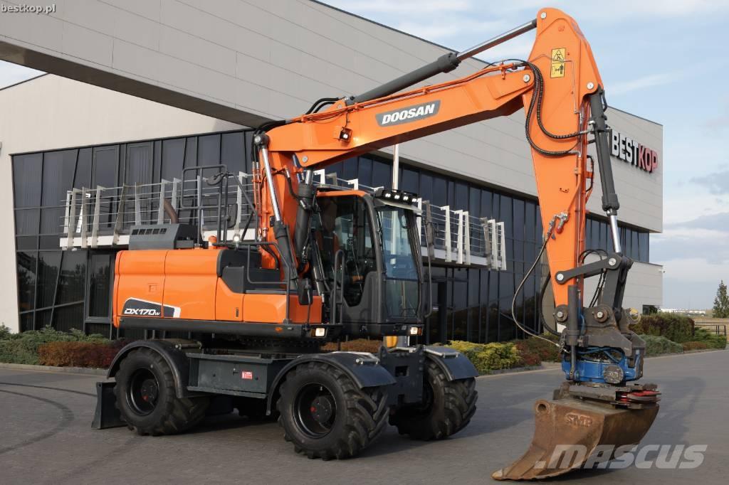 Doosan DX170W-5 Gravemaskiner på hjul