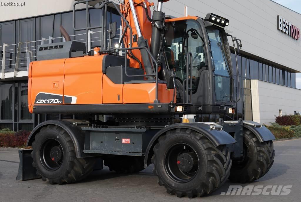 Doosan DX170W-5 Gravemaskiner på hjul