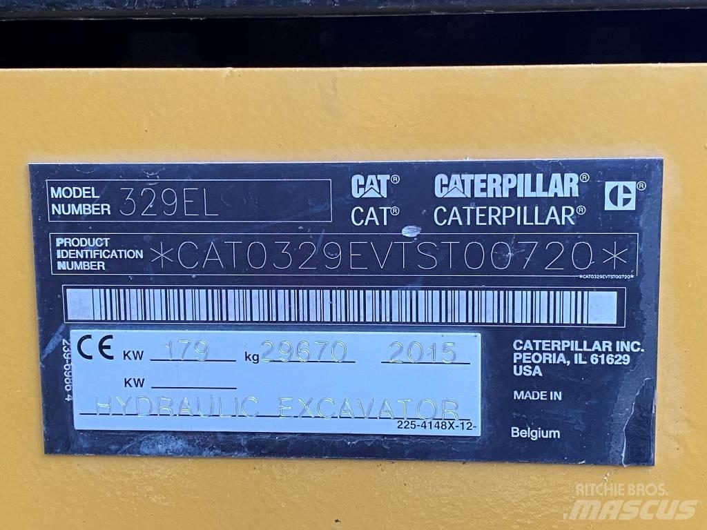CAT 329 EL Gravemaskiner på larvebånd