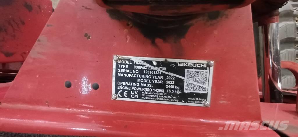 Takeuchi TB 325 R Minigravemaskiner