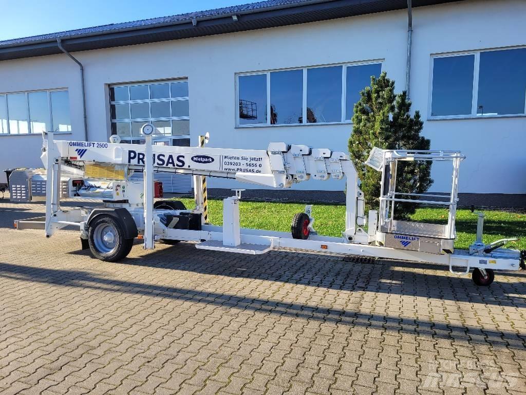 Omme 2500 EBP Trailermonterede lifte