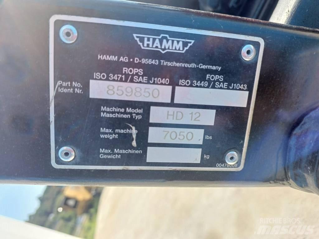 Hamm HD 12 Tvilling tromle
