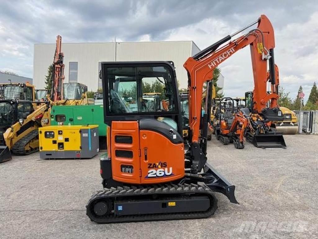 Hitachi ZX26 U-6 Minigravemaskiner