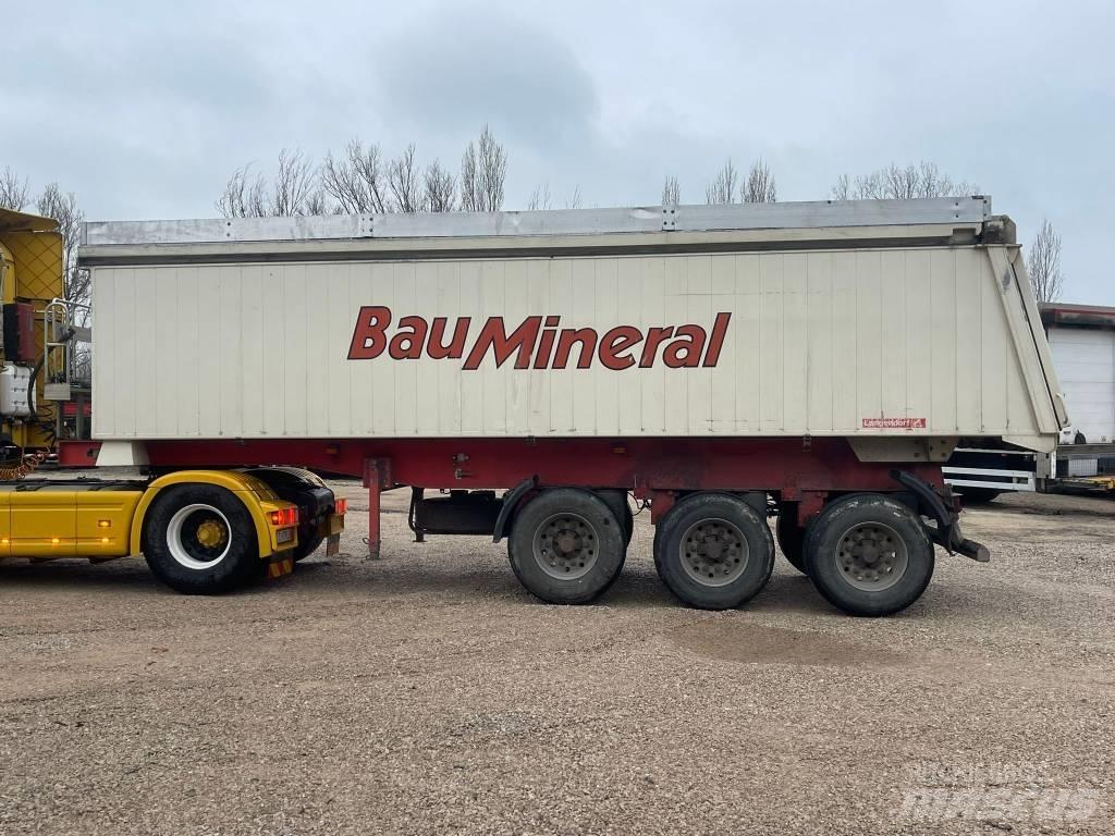 Langendorf SKA 38M3 Semi-trailer med lad/flatbed