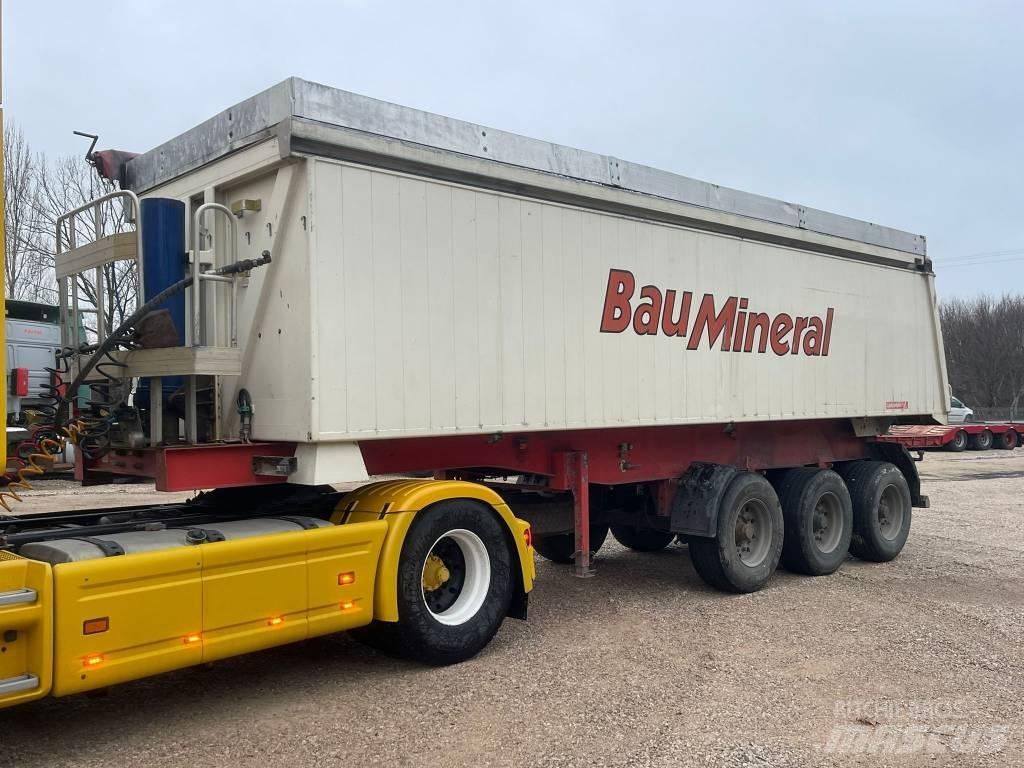 Langendorf SKA 38M3 Semi-trailer med lad/flatbed