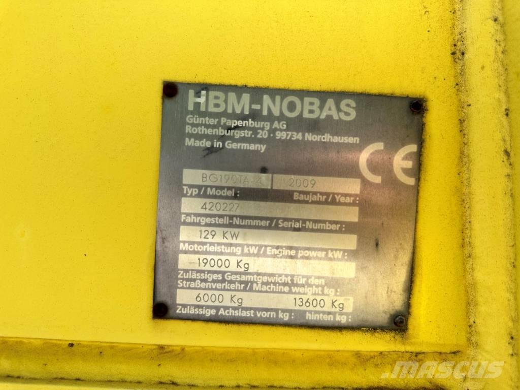 HBM-Nobas BG190TA-4 Vejhøvle / Gradere