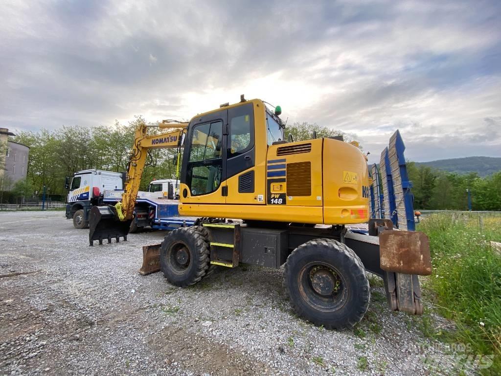 Komatsu PW 148 Gravemaskiner på hjul