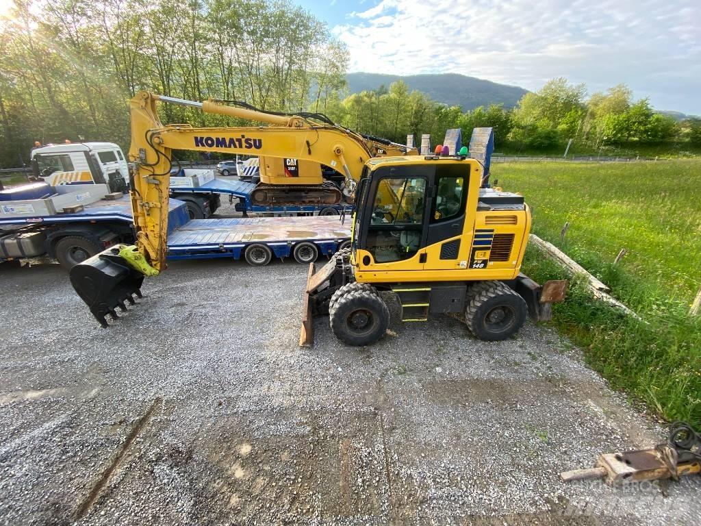 Komatsu PW 148 Gravemaskiner på hjul