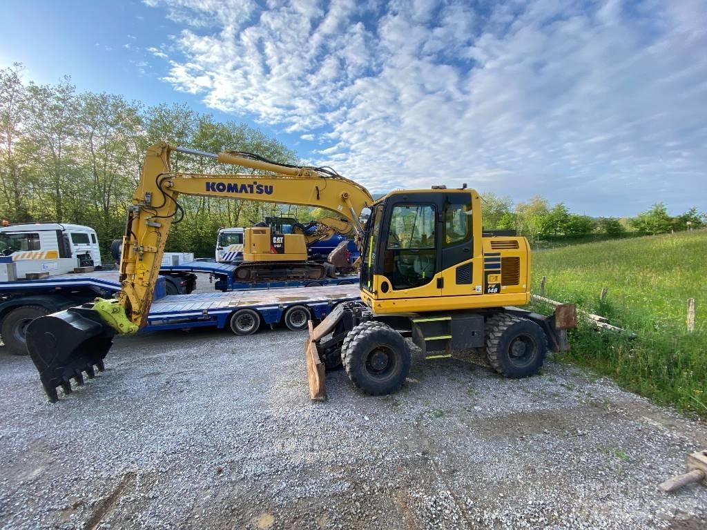 Komatsu PW 148 Gravemaskiner på hjul