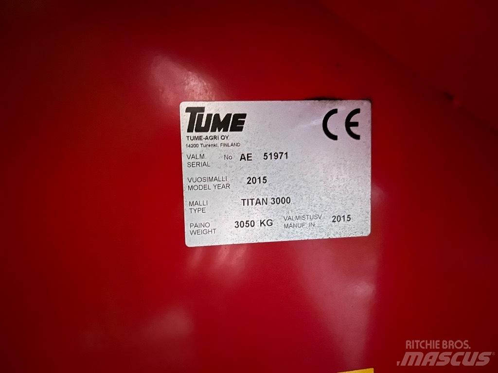 Tume Titan3000 Kombi-såmaskiner