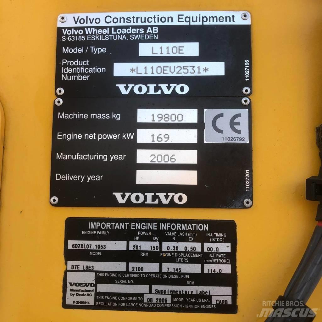 Volvo L 110 E Læssemaskiner på hjul