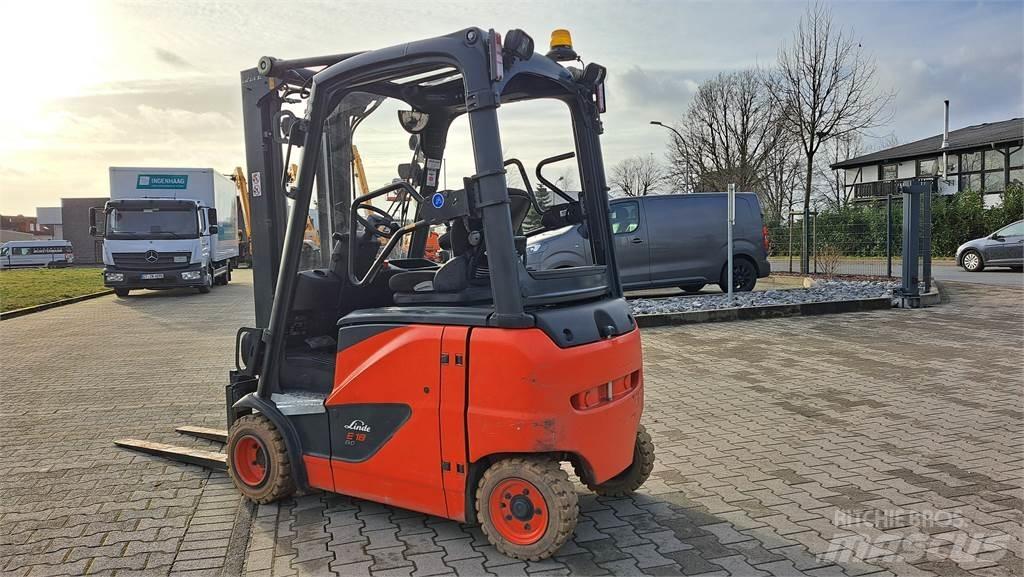 Linde E18PH-02 El gaffeltrucks