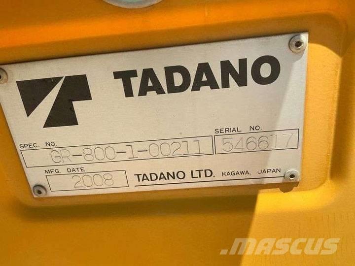 Tadano GR 800 XL-1 Kraner til hårdt terræn