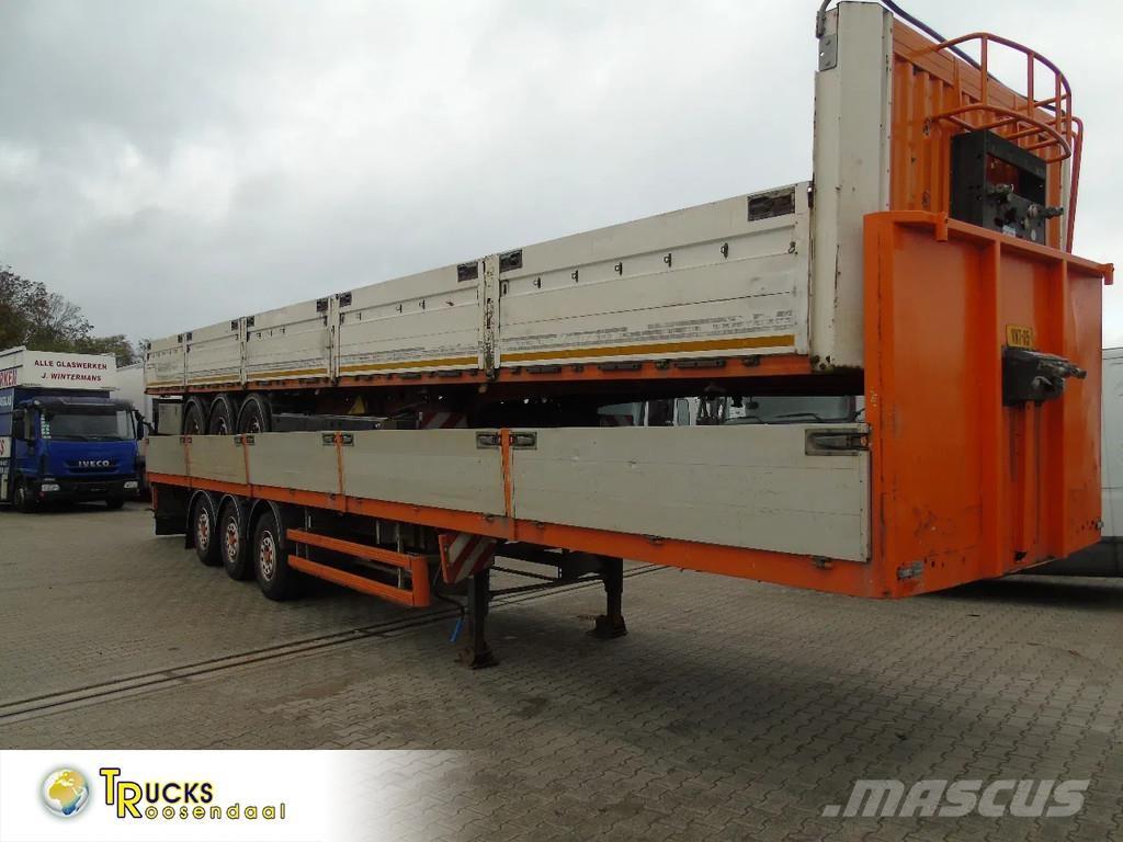 Samro 3 AXLE BPW Semi-trailer med lad/flatbed
