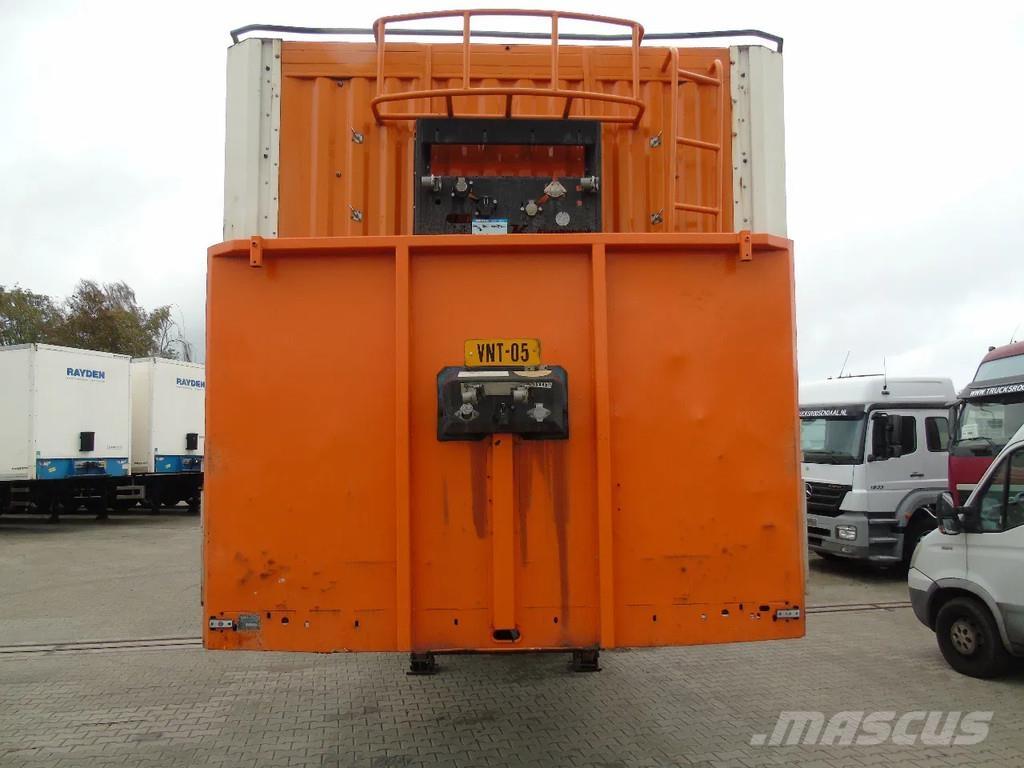 Samro 3 AXLE BPW Semi-trailer med lad/flatbed