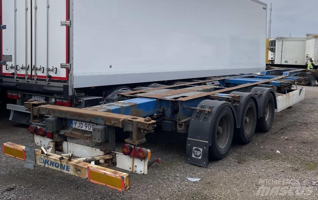 Krone KRONE SDP Semi-trailer med containerramme