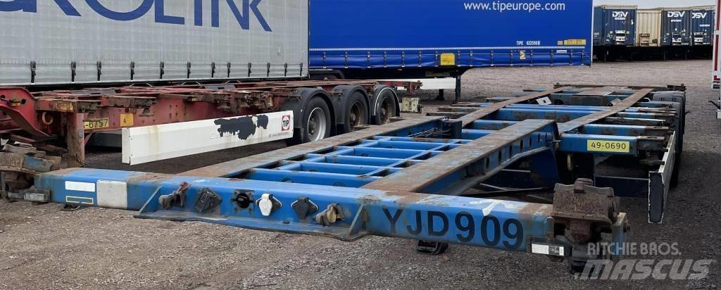 Krone KRONE SDP Semi-trailer med containerramme