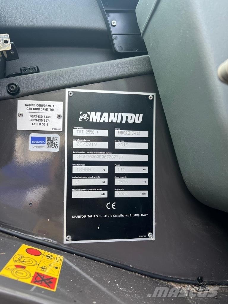 Manitou MRT 2550 Teleskoplæssere