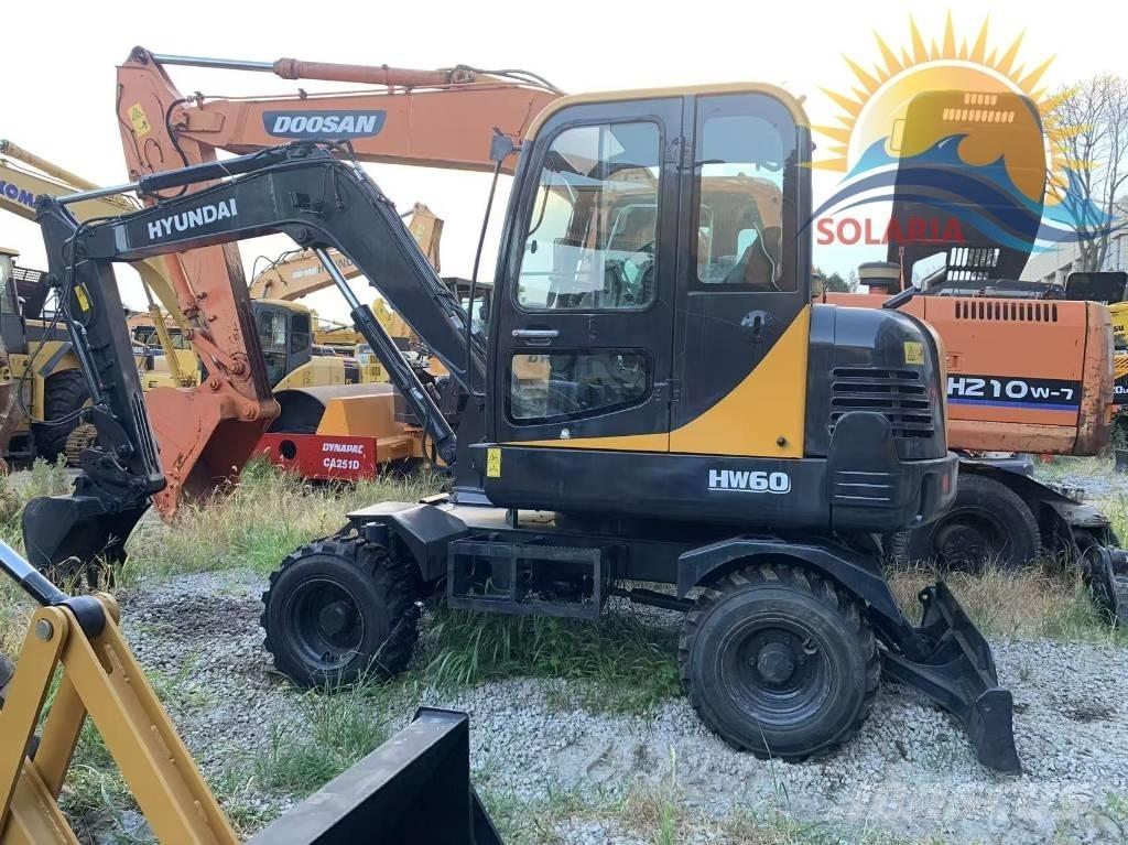 Hyundai HW 60 Gravemaskiner på hjul
