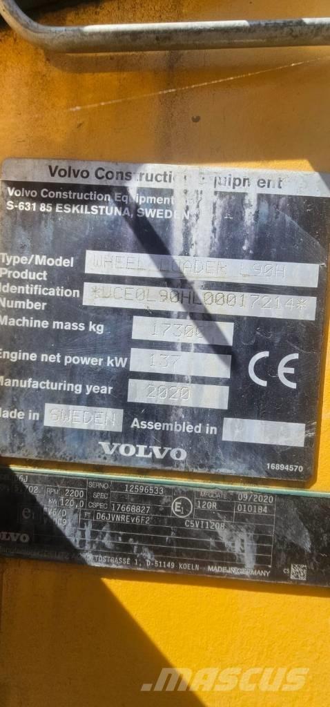 Volvo L 90 H Læssemaskiner på hjul