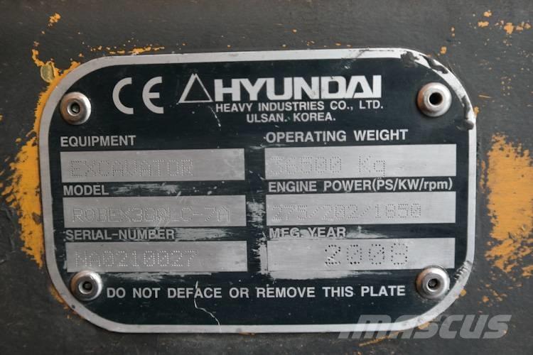 Hyundai R360LC-7 Gravemaskiner på larvebånd