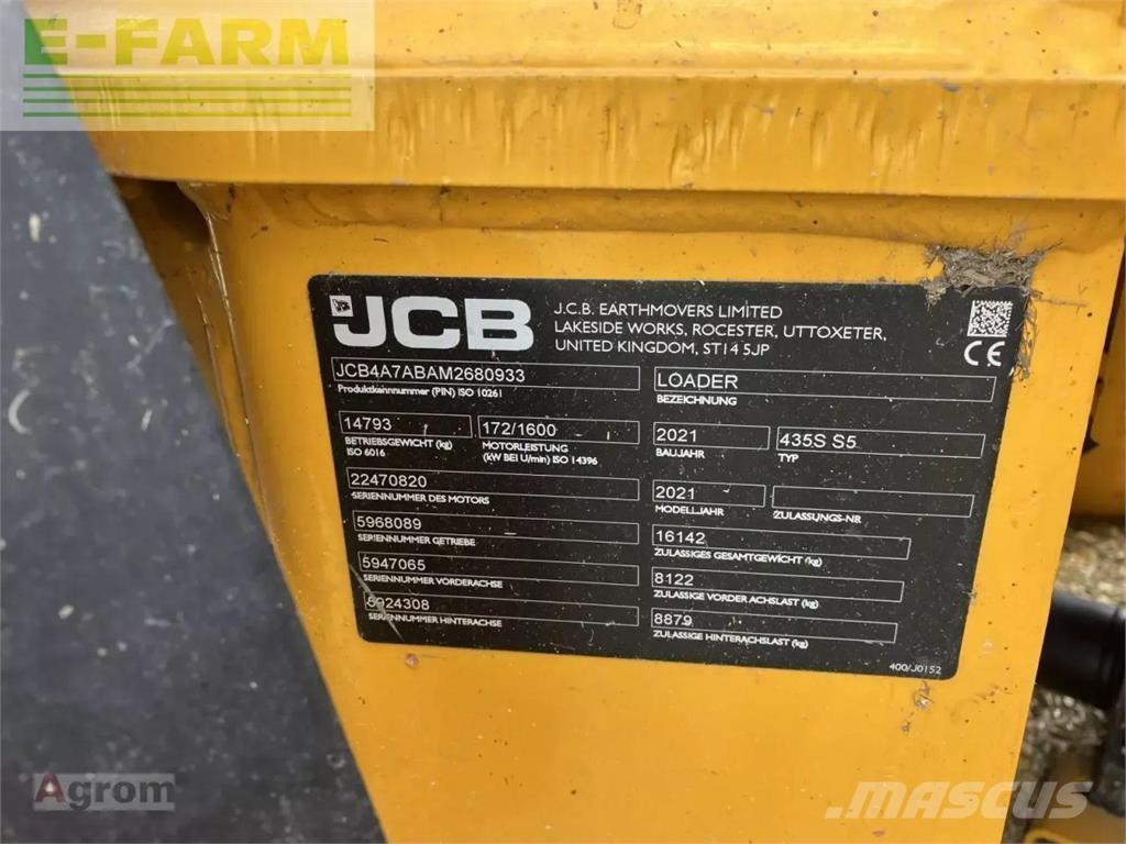 JCB 435 s agri Minigravemaskiner