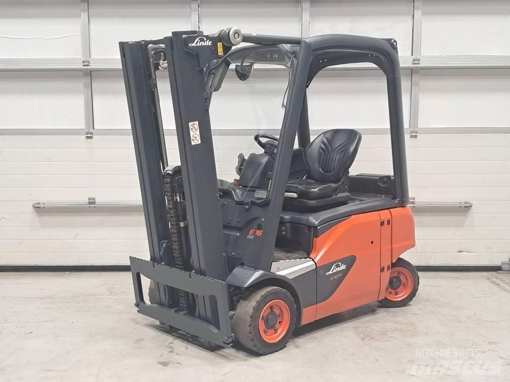 Linde E16P-02 El gaffeltrucks