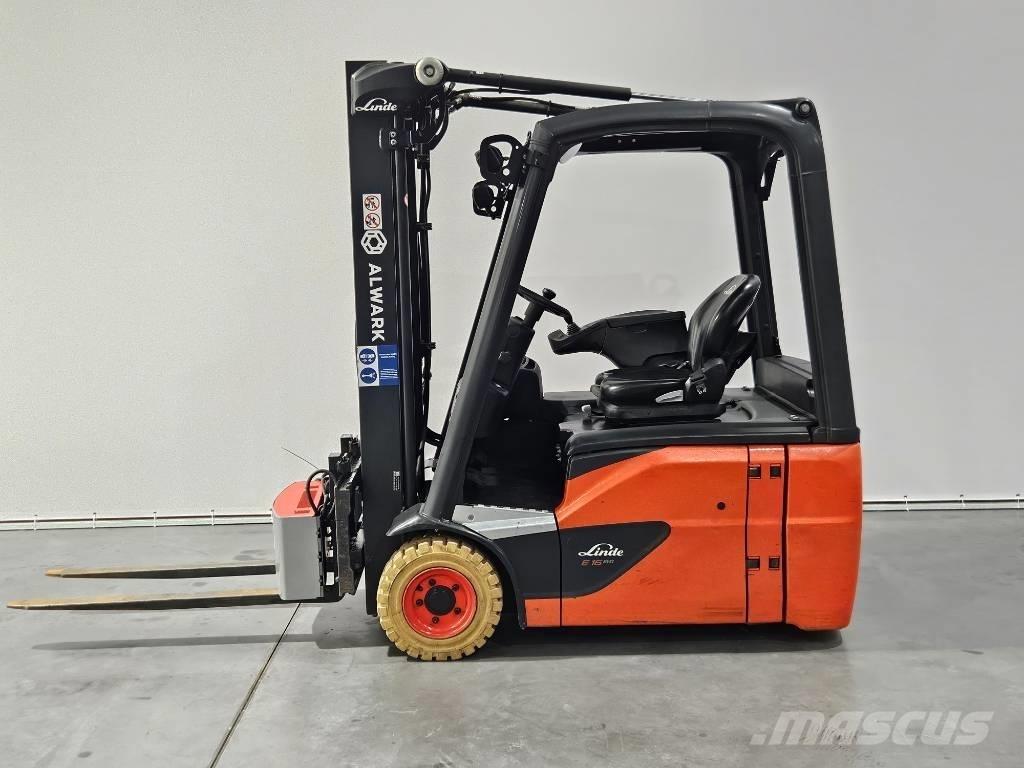 Linde E16 El gaffeltrucks