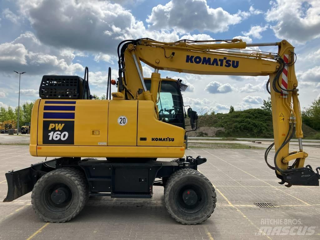 Komatsu PW 160-11 E0 Gravemaskiner på hjul