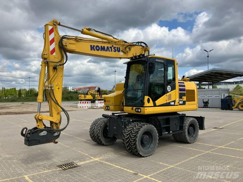 Komatsu PW 160-11 E0 Gravemaskiner på hjul