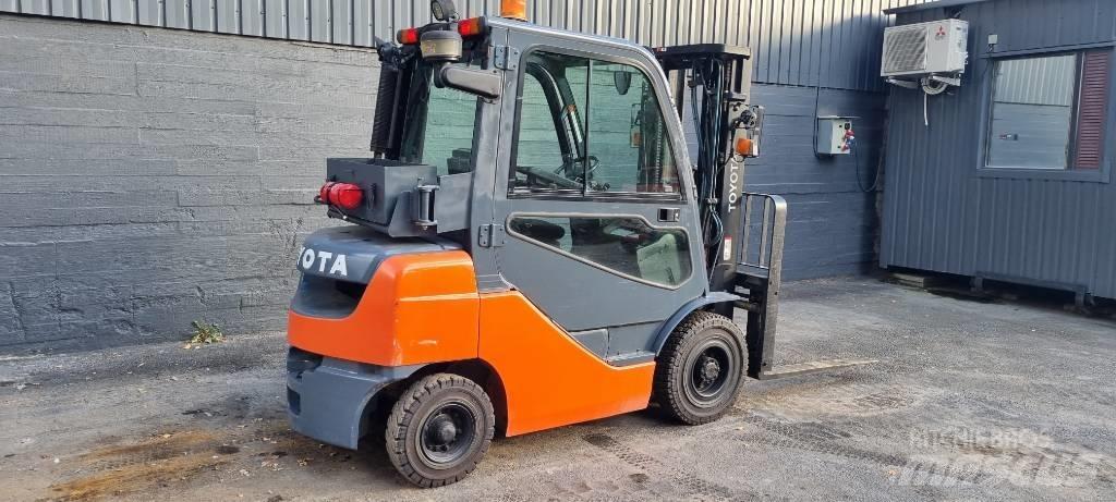Toyota 8 FDF 25 Diesel gaffeltrucks